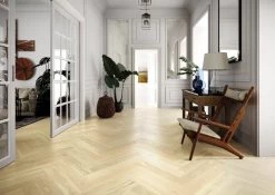 Natura Herringbone Oak Mount Blanc