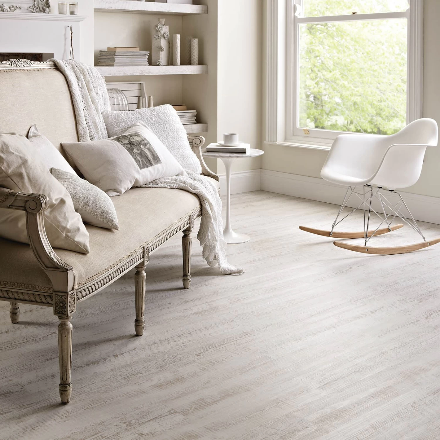 Karndean Knight Tile White Painted Oak 3 Karndean Knight Tile White Painted Oak