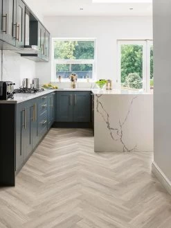 Polyflor Camaro RigidCore Waterside Oak Herringbone
