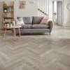 Karndean Knight Tile Grey Limed Oak Herringbone