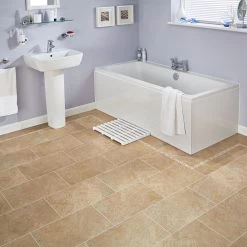 Karndean Knight Tile Bath Stone